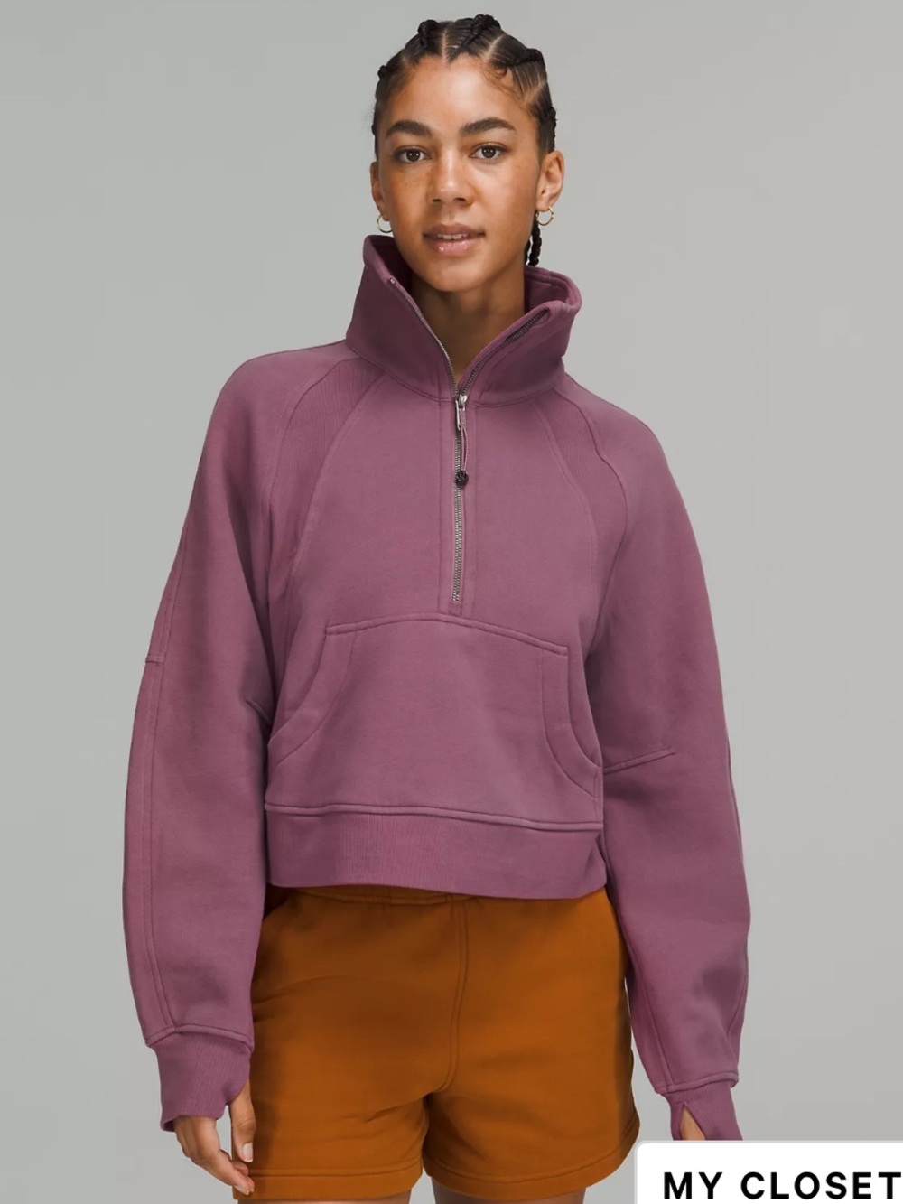 Lululemon oversized scuba quarter zip XS/S